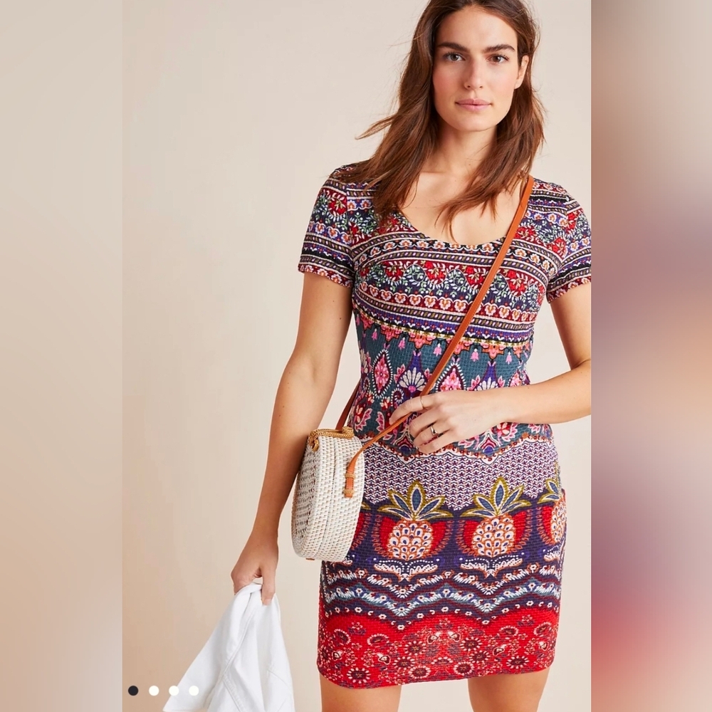 Farm Rio x Anthropologie Georgina Mini Dress Size Large